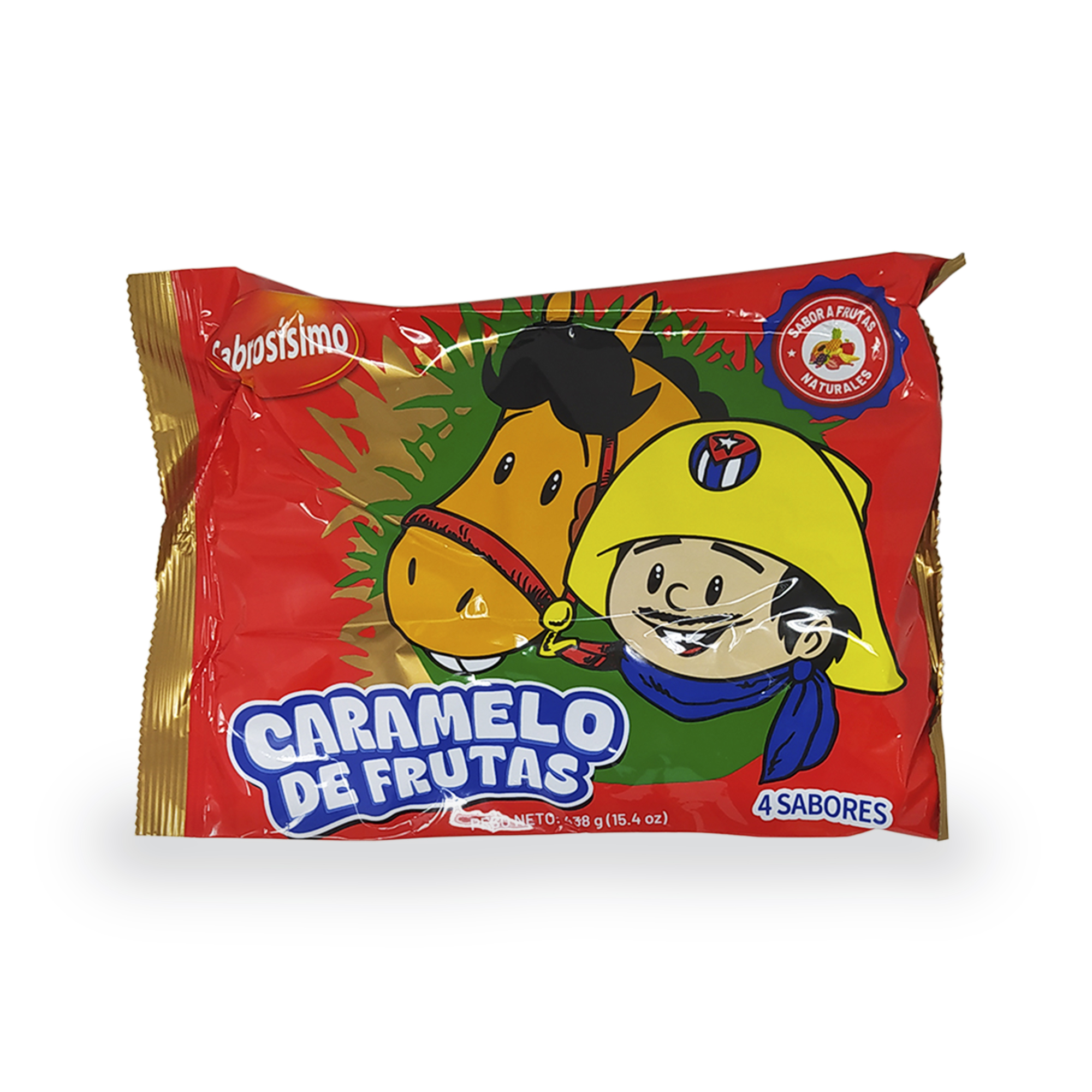 Caramelos de fruta SABROSISIMO 438g (4 sabores)