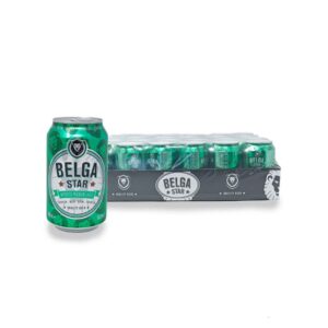 Cerveza BELGA 330ml x 24u (lata, caja)