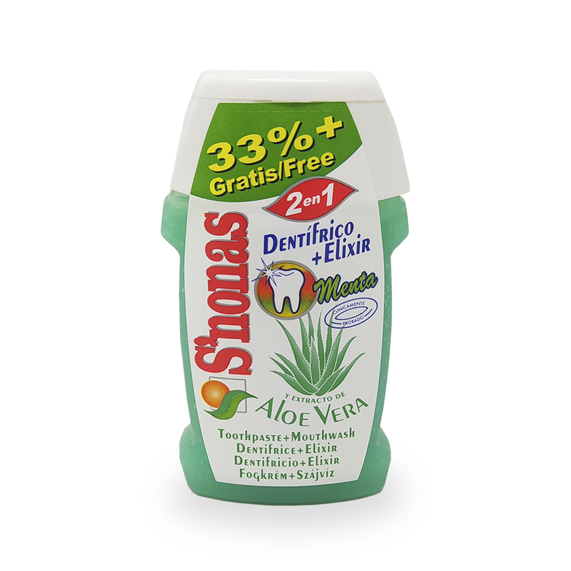 Gel dentrífico S´NONAS 100ml (menta y aloe vera)