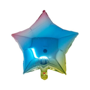 Globo arcoíris forma de estrella