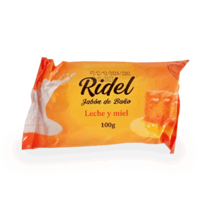 Jabón de baño RIDEL 100g (leche y miel)