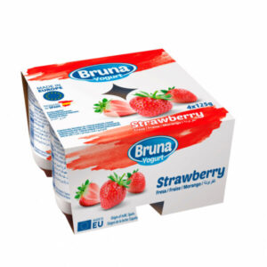 Yogurt BRUNA fresa 4x125g