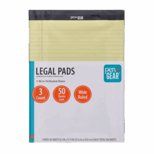 Legal Pads – Pack of 3