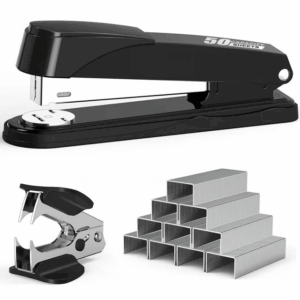 Metal Stapler Heavy Duty 50 Sheet Capacity with 1500 Staples and Staple Remover