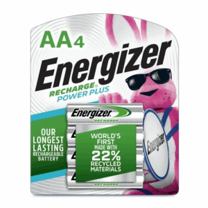 Energizer Rechargeable AA Batteries (4 Pack), Double A Batteries